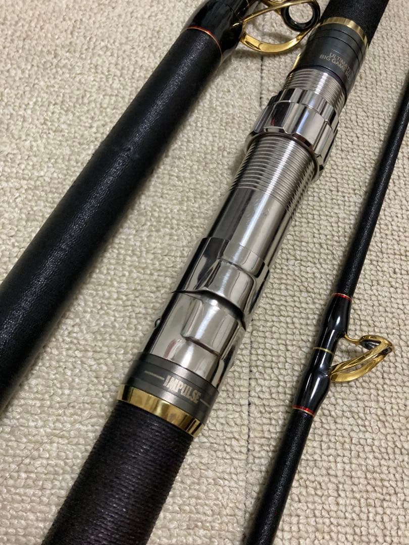(ジャンク品、2番竿なし) がまくえ　GRAND IMPULSE 120-470