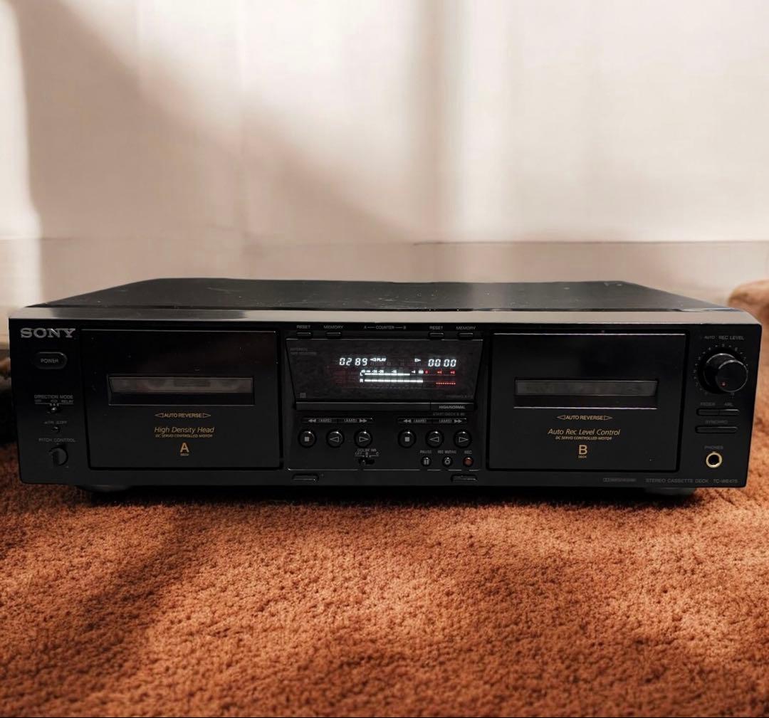 希少! SONY TC-WE475 ツインカセットデッキ 動作確認済み