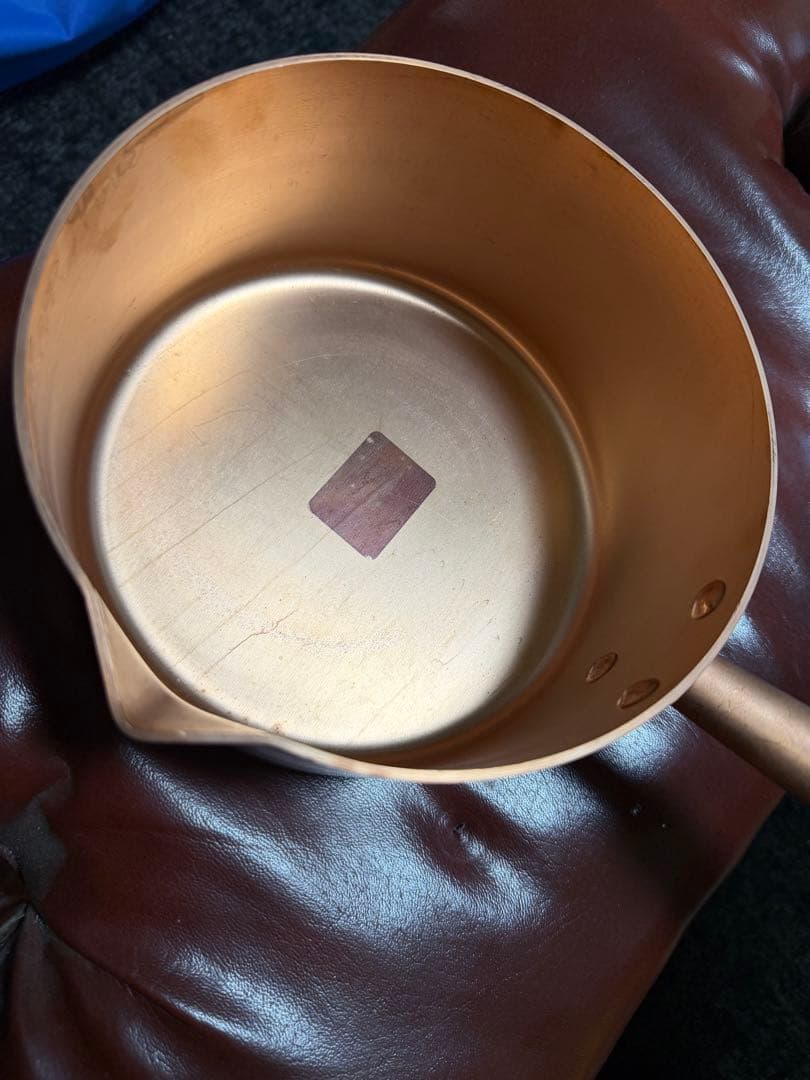 Mauviel（モヴィエル）銅製 ソースパン 片手鍋 フランス製