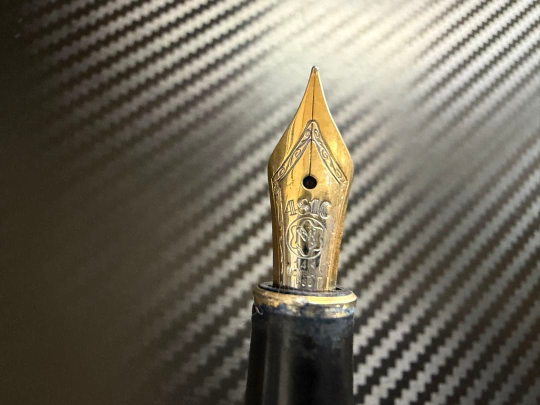 モンブラン マイスターシュテュック 144 ブラック 中白 F 細字 万年筆