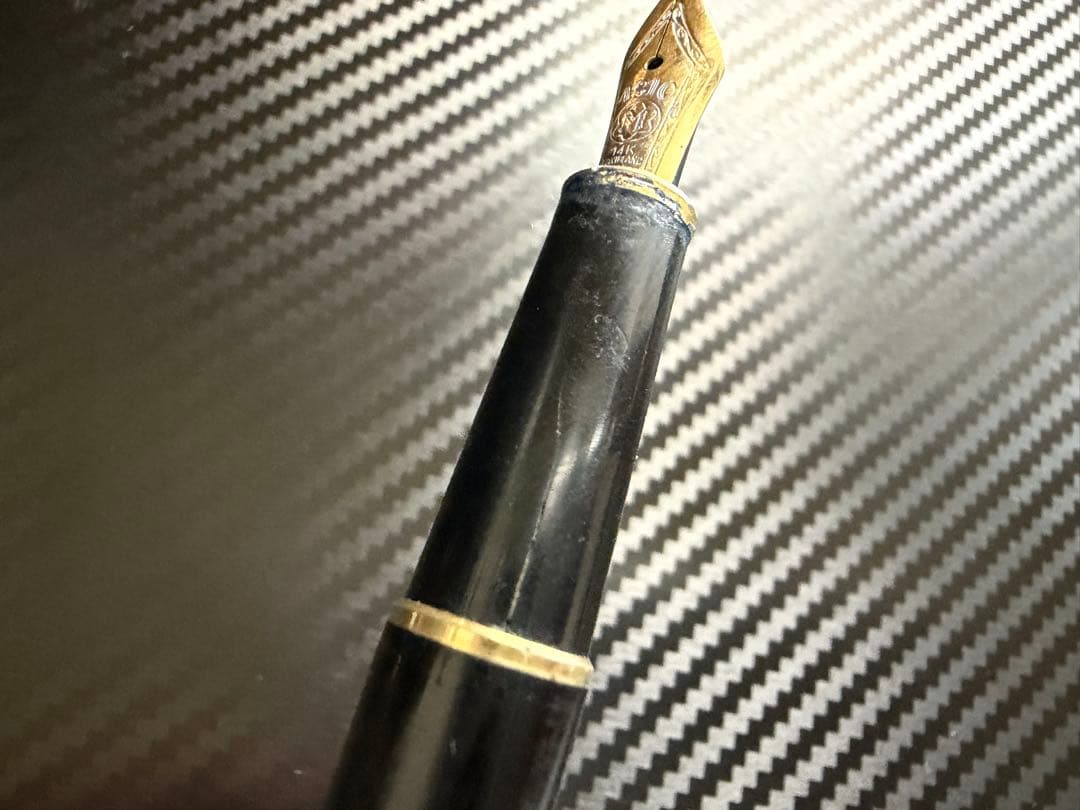 モンブラン マイスターシュテュック 144 ブラック 中白 F 細字 万年筆