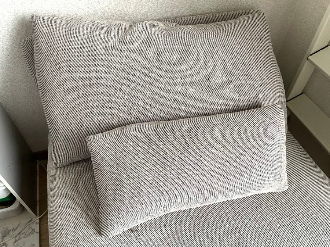 【美品】IKEA ソファ ソーデルハムン 寝椅子 クッション付き