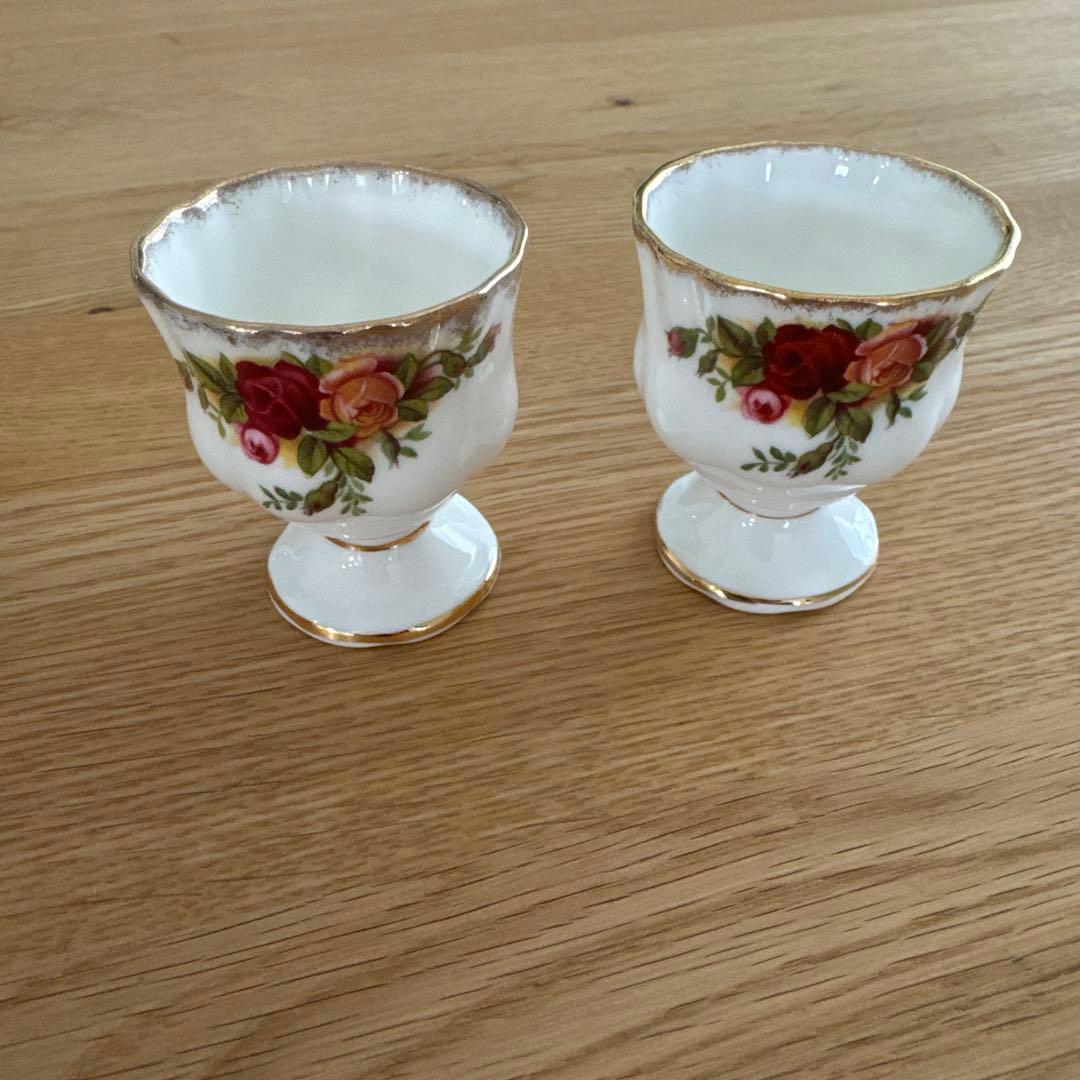 ロイヤルアルバート　プレート　エッグスタンド　セット