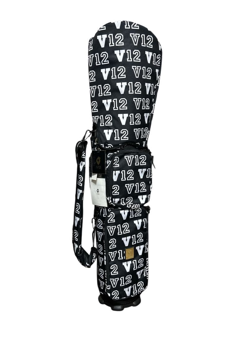 新品未使用！高級V12 ヴィトゥエルヴ着せ替えキャディバッグ8.5型ブラック