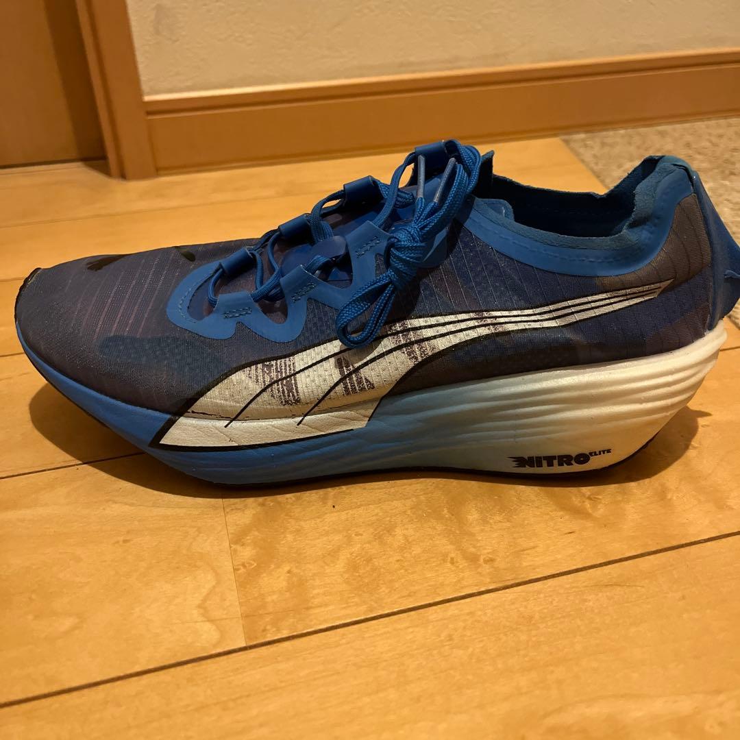 【美品】25cm プーマ ファストフォワード ニトロ エリート ステップ袋付き