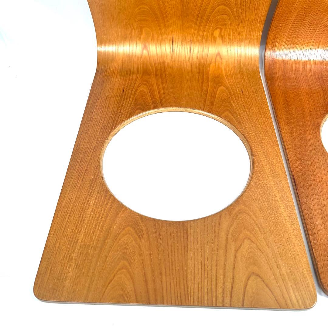 【送料無料】天童木工　座椅子　ヴィンテージ　旧ロゴ　おまけ１脚