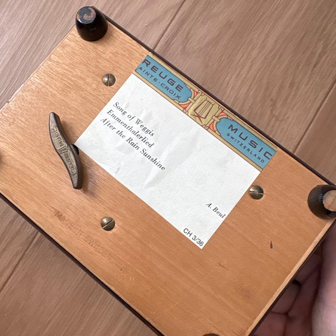 reuge オルゴール song of weggis