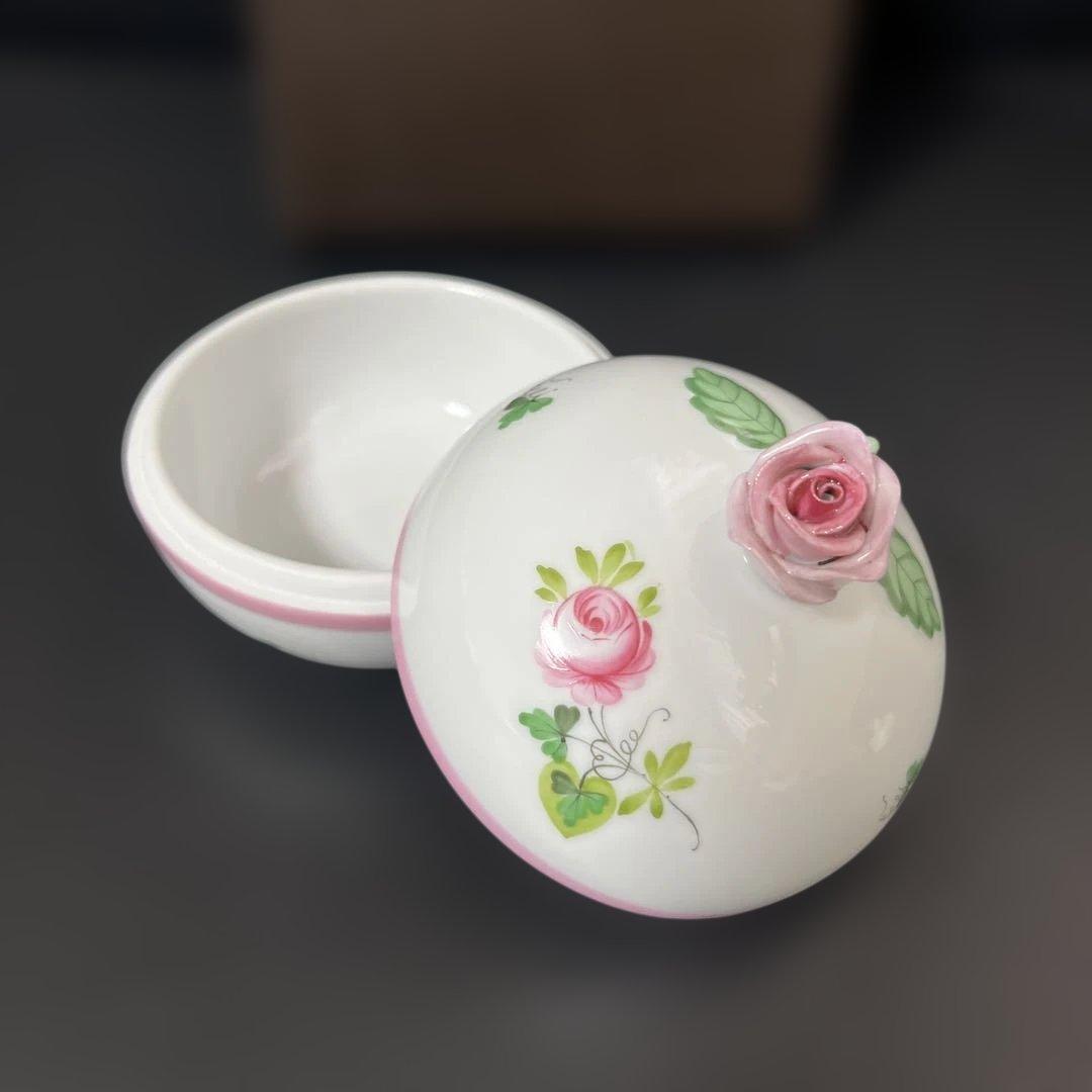 売り切り価格［新品］Herend♡ウィーンの薔薇ピンク♡マルボンボン② 希少品