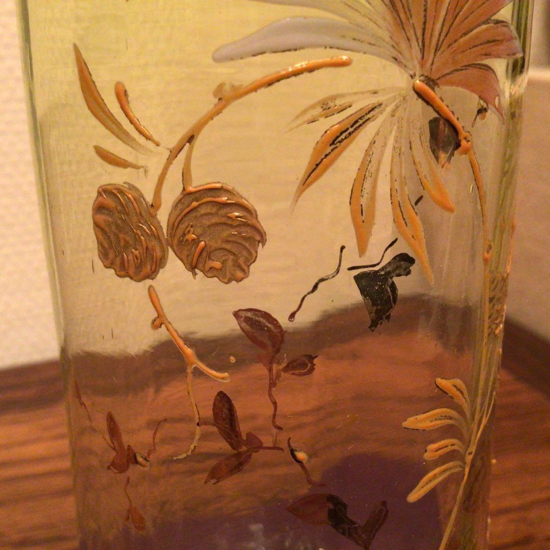 ルグラ ・モンジョワ　朝顔文様花瓶　1900年代