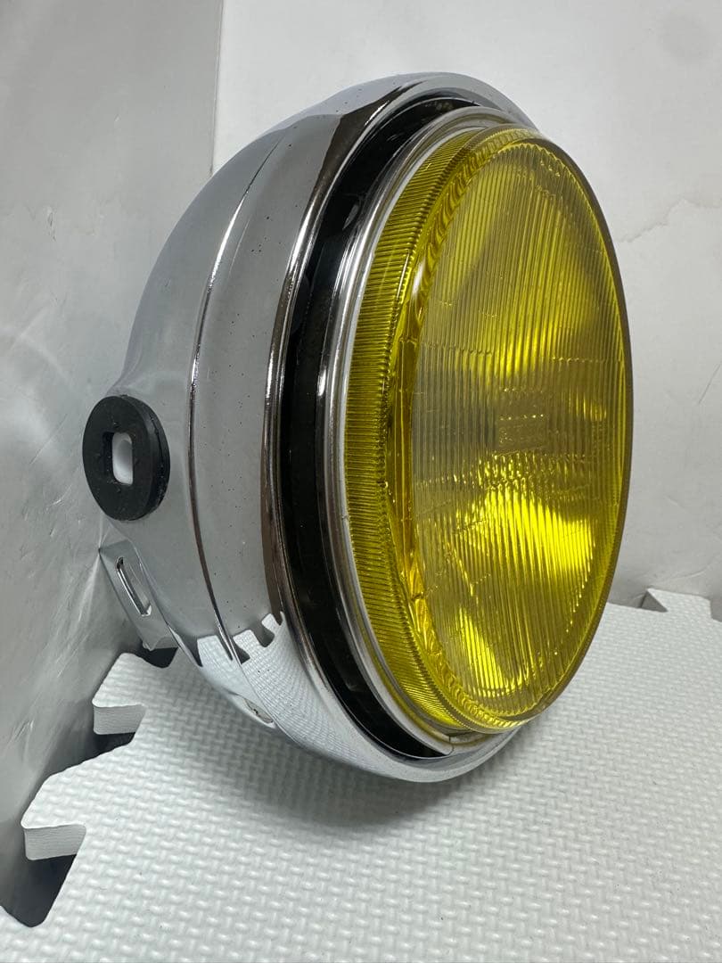 当時物SUZUKI刻印入りIPF凹みレンズ付きヘッドライトGS400GT380