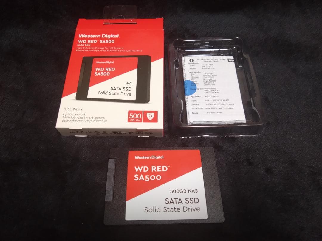 内蔵型SSD WD RED SA500 500GB SATA SSD