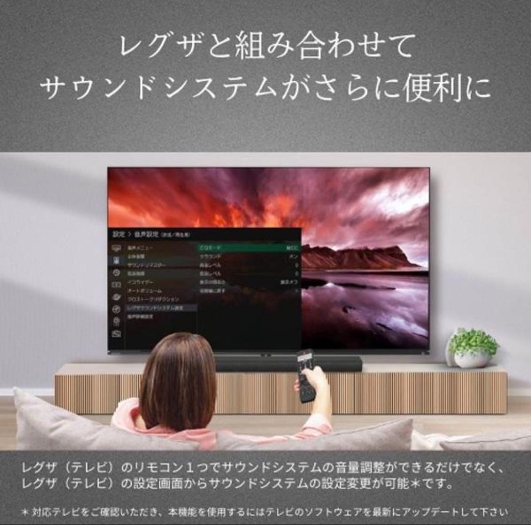 未使用★REGZAサウンドバー【TS3100Q】3.1ch スピーカー レグザ