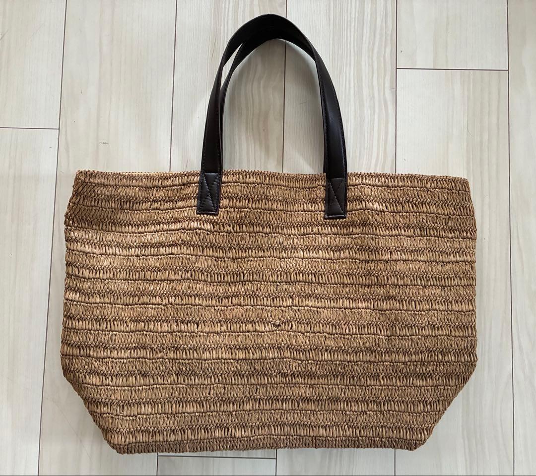 雑誌掲載　NINA BAGS ラフィアトートバッグ　レギュラー