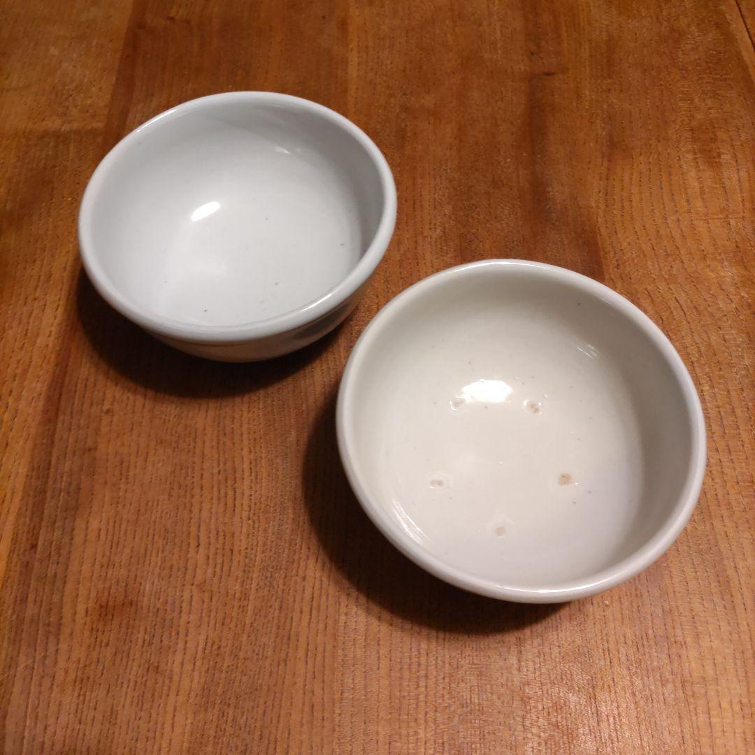 【セール】中本純也 ボウル2点セット　中サイズ 陶器　生成り