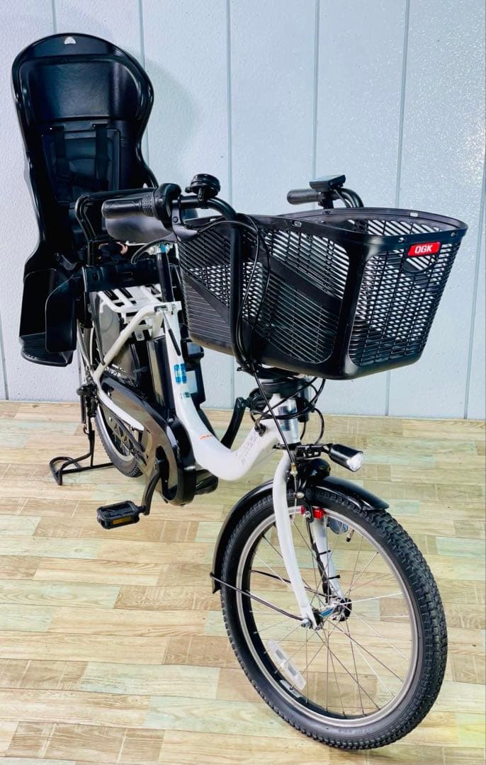 2877ヤマハ8.7アンペア3人乗り対応20インチ子供乗せ　電動アシスト自転車