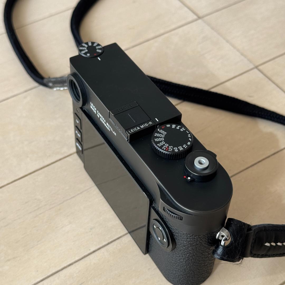 【美品】Leica M10-R ブラッククローム バッテリー2個 ストラップ付