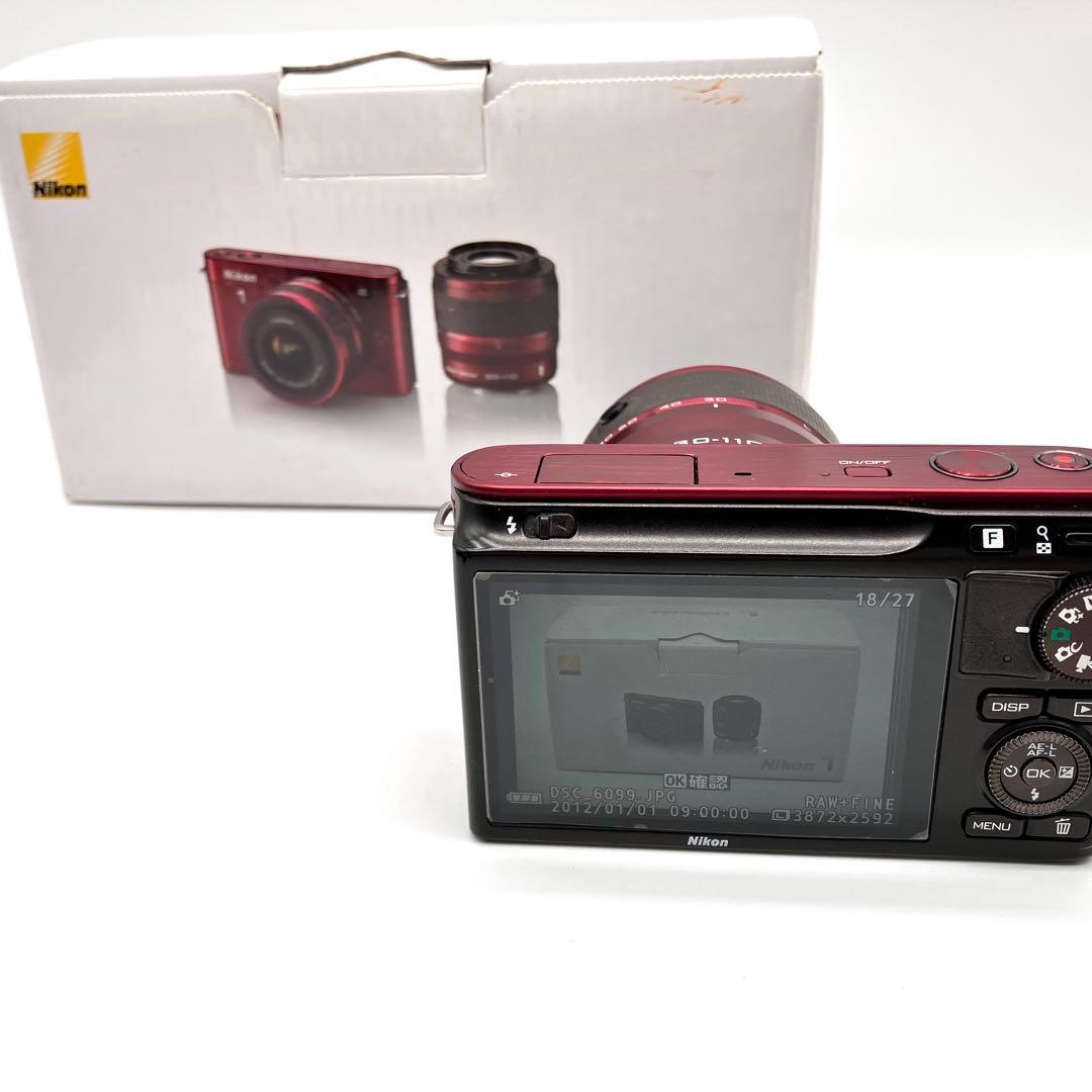 Nikon 1 J2 レッド　30-110mmVRレンズキット
