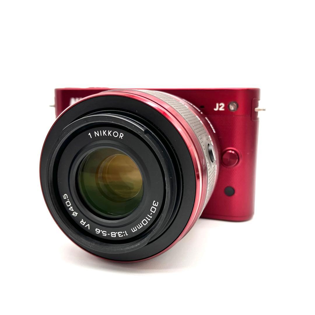 Nikon 1 J2 レッド　30-110mmVRレンズキット
