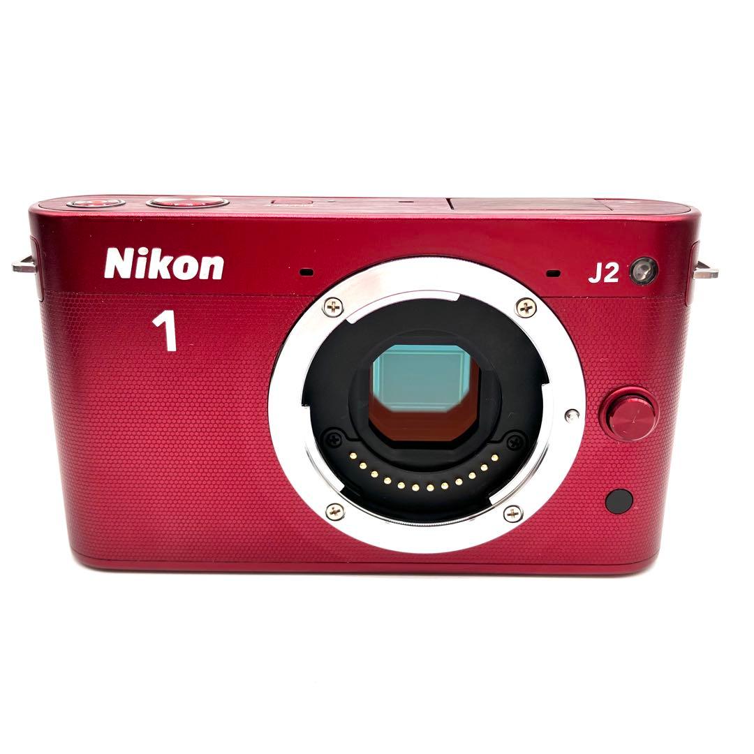 Nikon 1 J2 レッド　30-110mmVRレンズキット