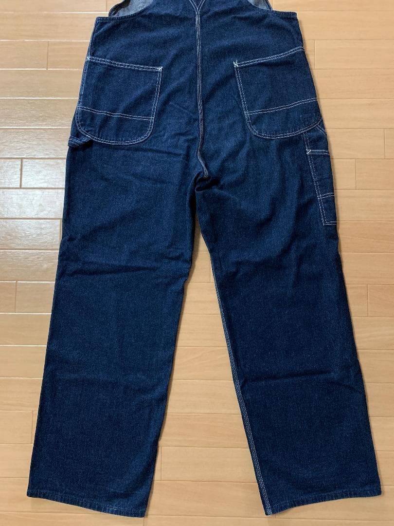 Lee 日本製☆ワイドオーバーオール☆レトロデニム☆メンズL・レディースLL