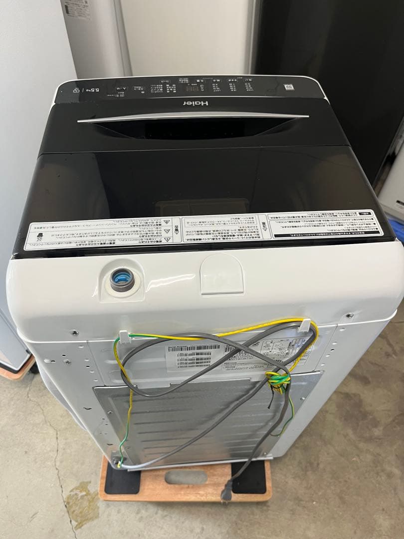 女性オーナー！【美品】2023年製ハイアール5.5kg洗濯機JW-U55A