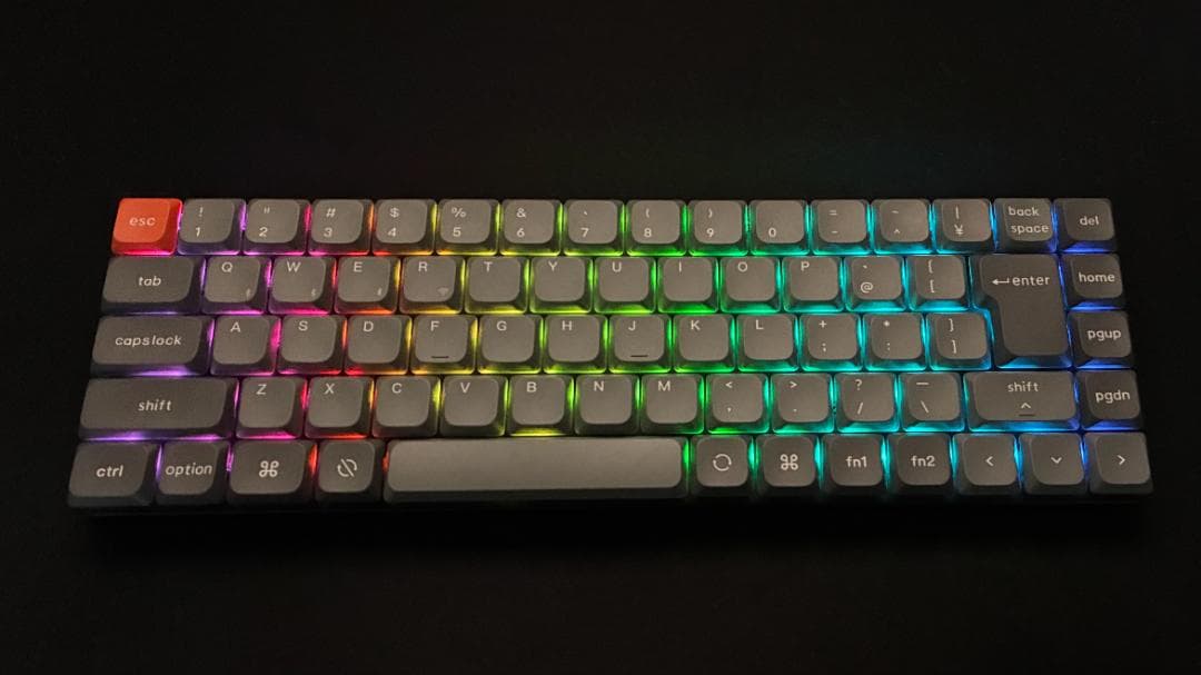 KEYCHRON K7 MAX ホットスワップ＆RGB対応 JIS配列 茶軸