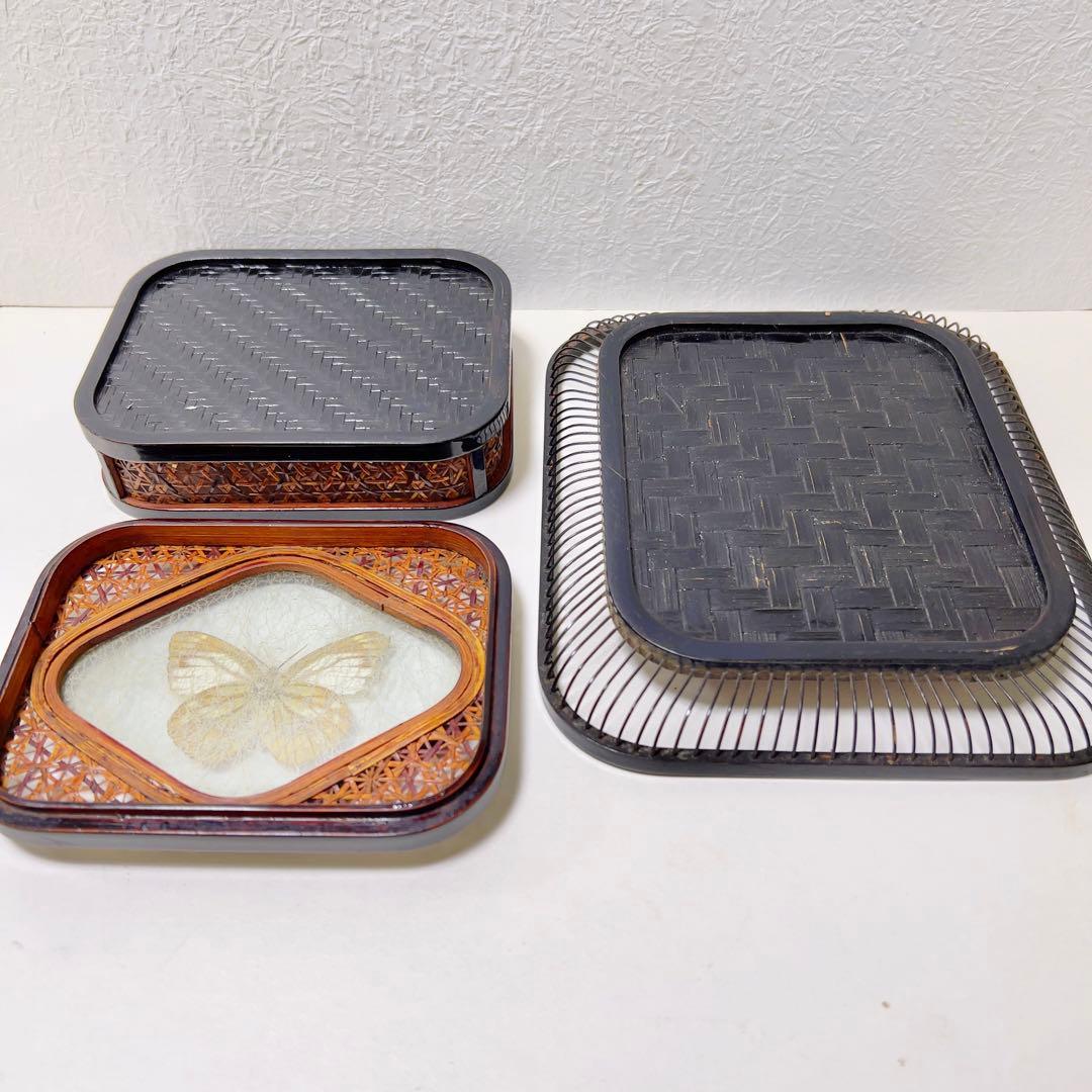 希少古物 駿河竹千筋細工 タイプ２