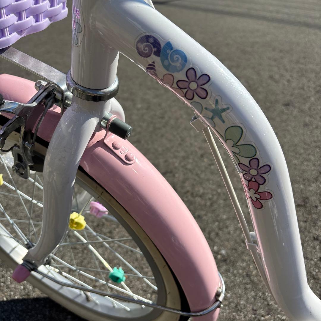 子供用自転車 paprika ピンク/ホワイト 18インチ