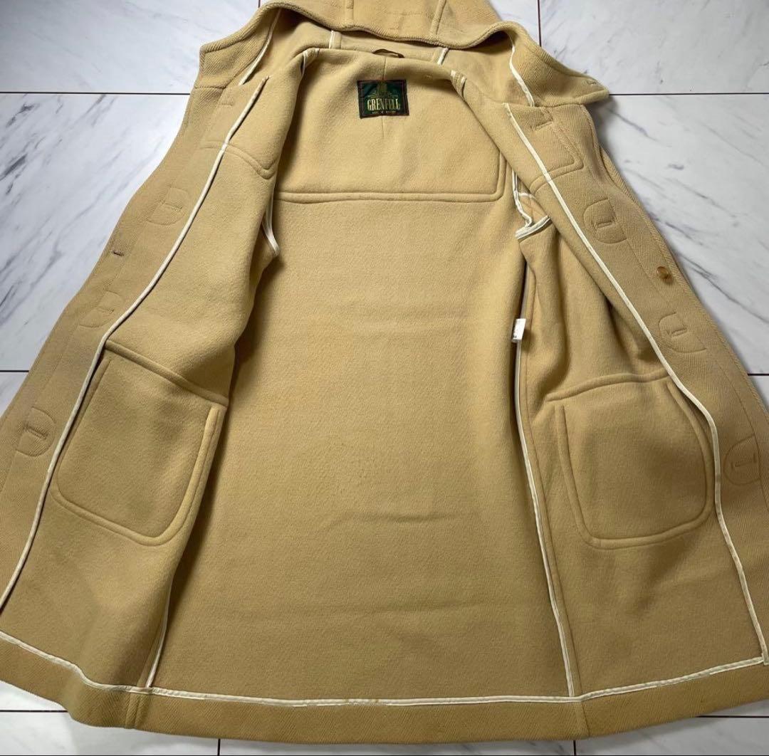 グレンフェル ダッフルコート キャメル 34 ムーアブルック　インバーティア