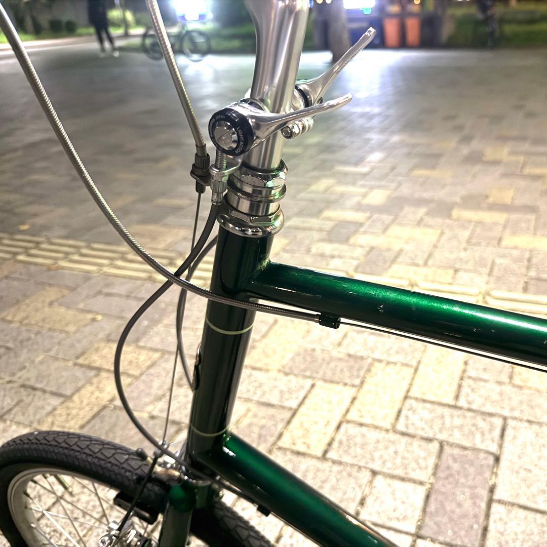 最終価格【美品】ブルーノ BRUNO ミニベロ グリーン460