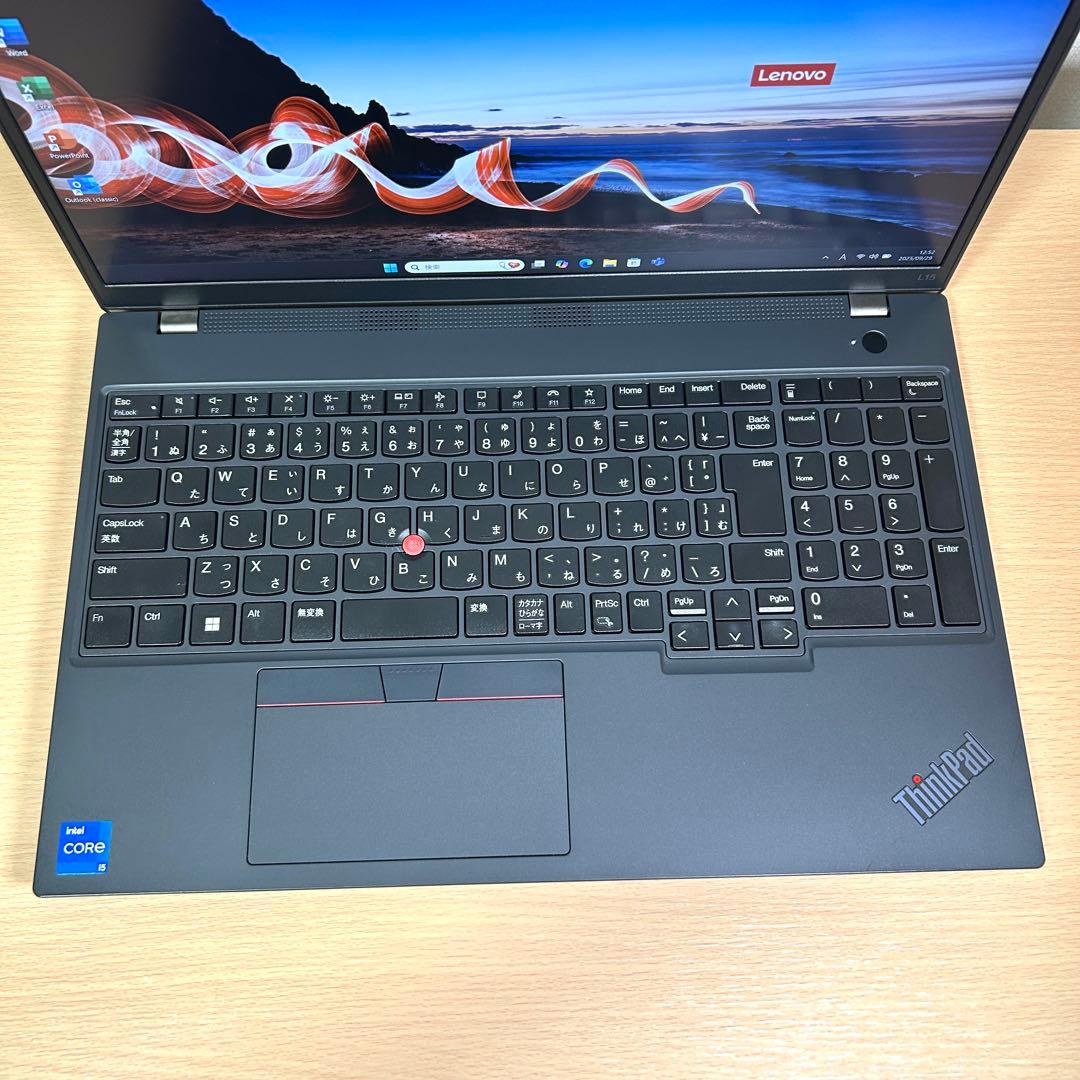 美品 Lenovo ThinkPad L15 Gen3 15インチ 第12世代