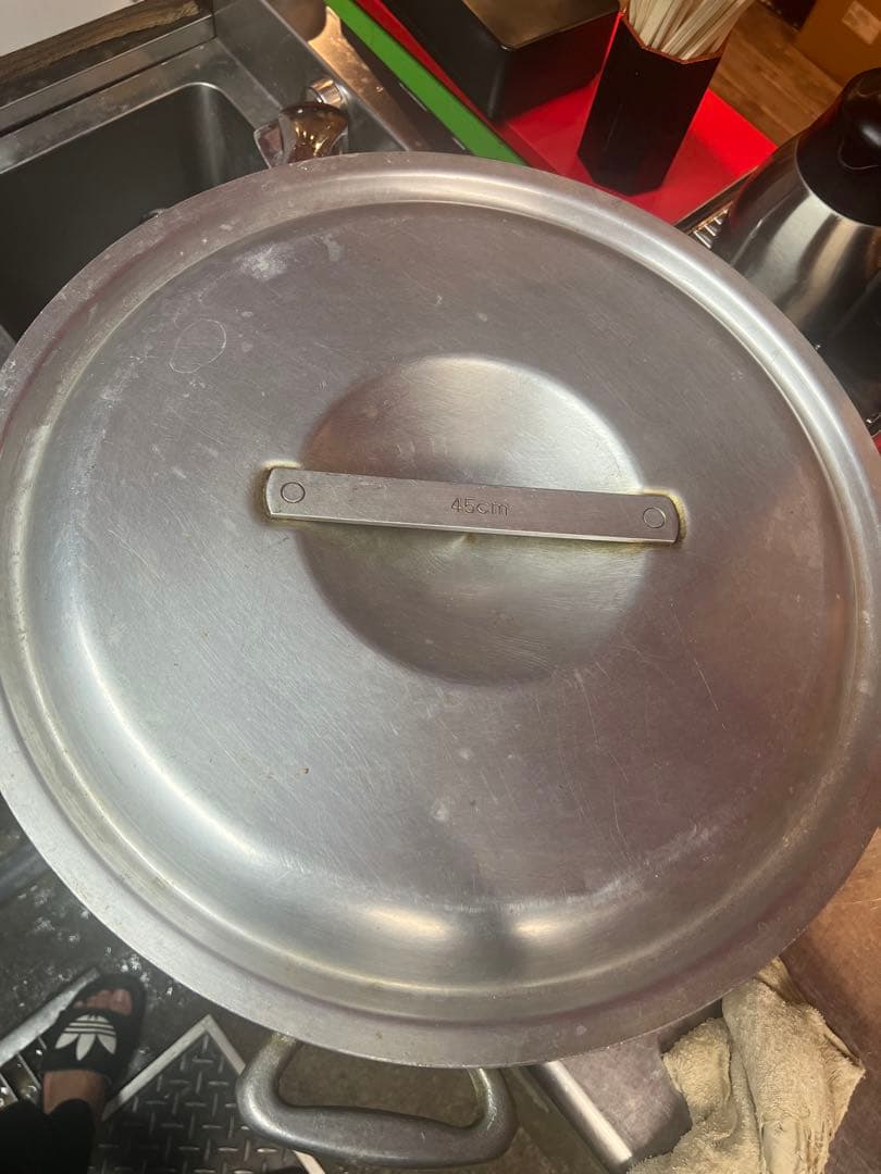 アルミ製寸胴鍋 蓋付き 大きめ