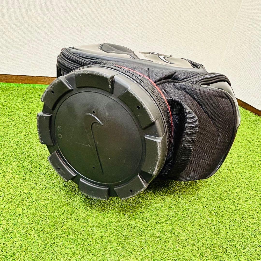 ナイキ ゴルフ キャディバッグ カート型 ブラック シルバー