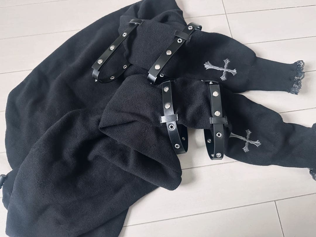 ディムモアール 十字の誓いニーハイウォーマー black