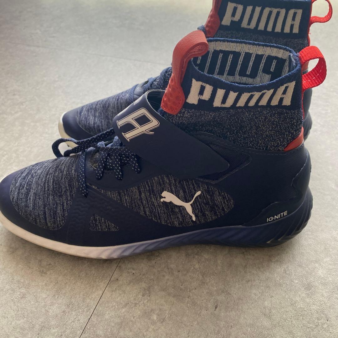 【美品✨】プーマ イグナイト USA ゴルフシューズ ネイビー 26cm