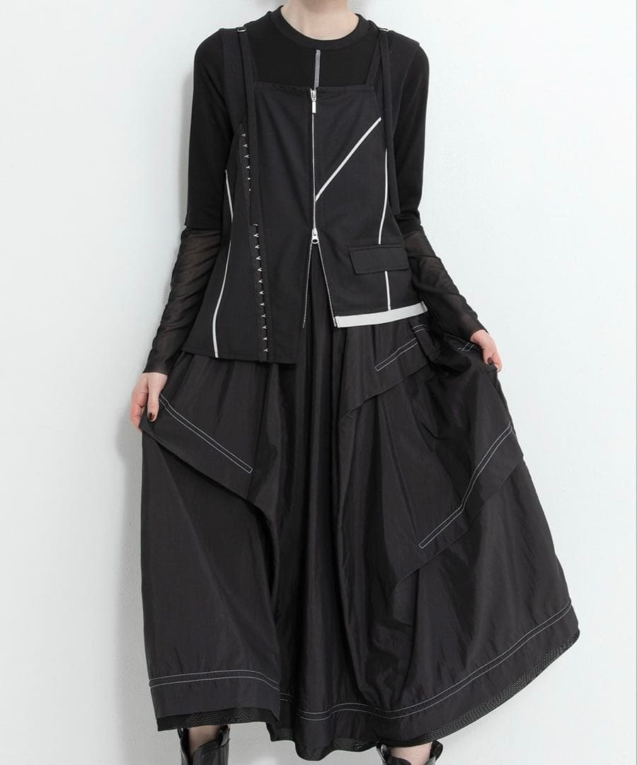 AULA AILA バックプリーツキャミソール