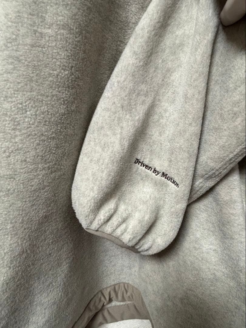 niko and… ソフトフリース切り替えzipパーカー　完売品　ベージュ