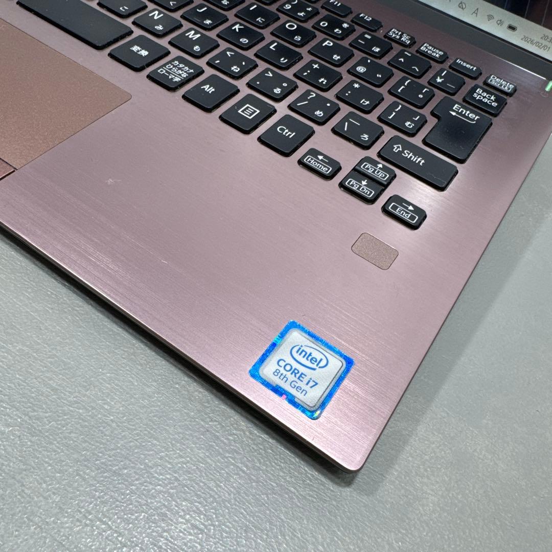 【限定】VaioS11ブラウン＆ブラック☘8世代i7メモリ16NVMe512