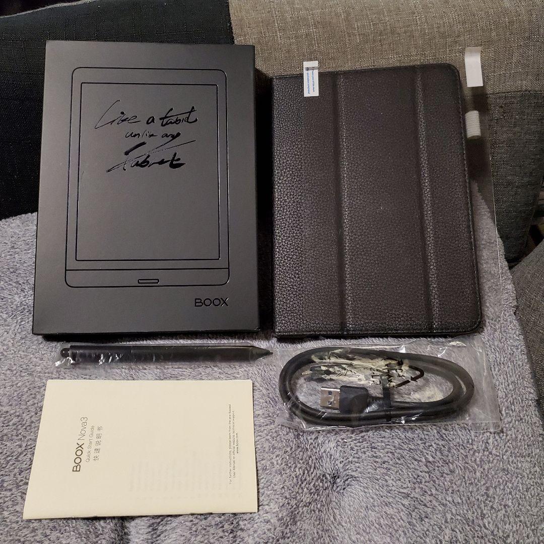 BOOX Nova3 純正カバー 付属品あり