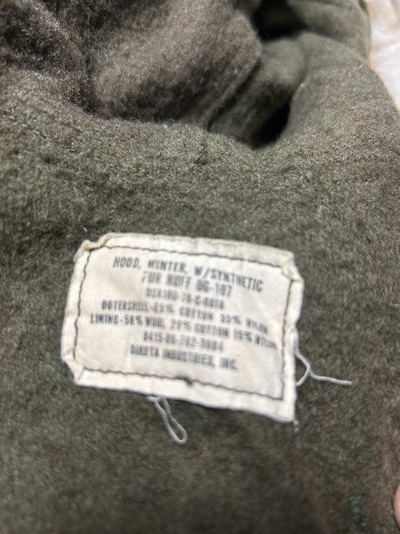 オ*シ様 US ARMY M-65フィッシュテールパーカー フルセット Mサイズ