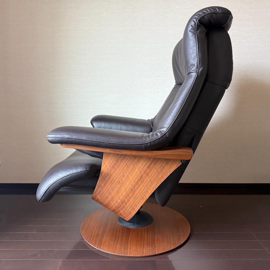 karimokuTHE FIRST カリモク家具 S 本革 リクライニング