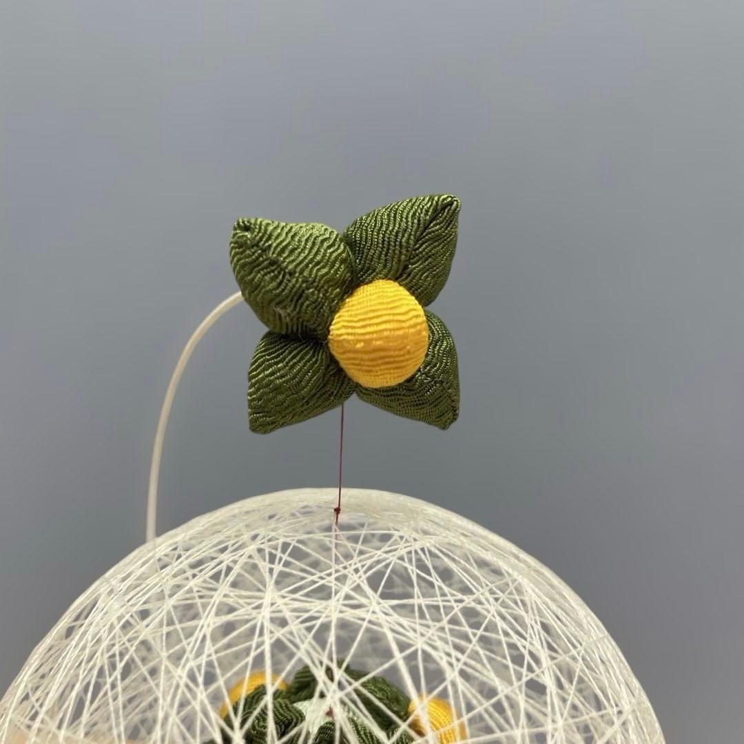 雛人形　桃の節句　ひな祭り　雛道具　つるし絹てまり桜橘　花