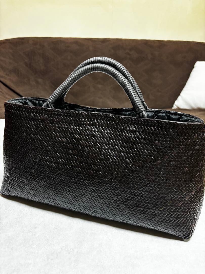タイムセール‼️かごバック　【ギャラリー凛】　ブラック