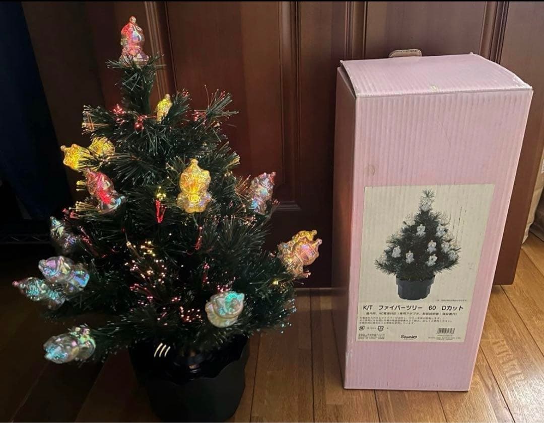 【保証書・説明書付・動作確認済】クリスマスツリー（キティ）