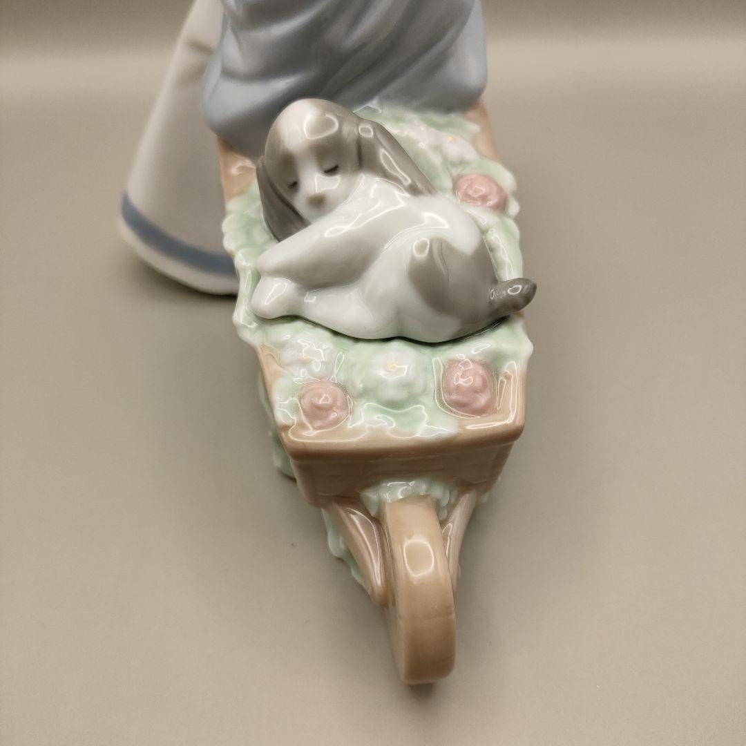 ✦極美品✦ リヤドロ NAO　マイガーデン　少女　犬　専用箱あり