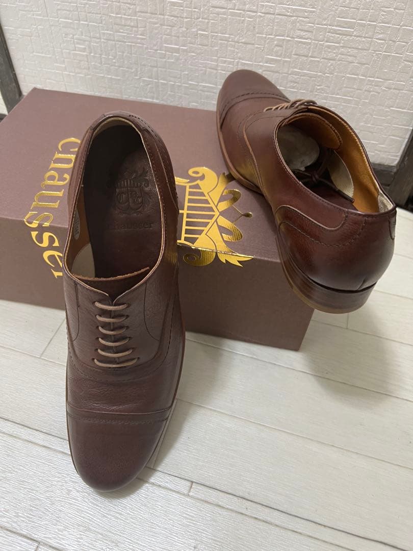 【未使用箱付き 】chausser キャップトゥ レースアップシューズC-721