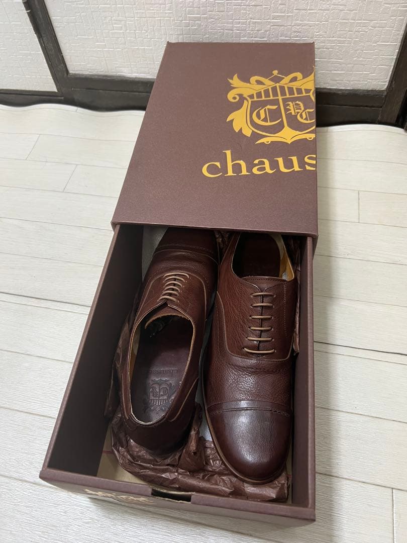 【未使用箱付き 】chausser キャップトゥ レースアップシューズC-721