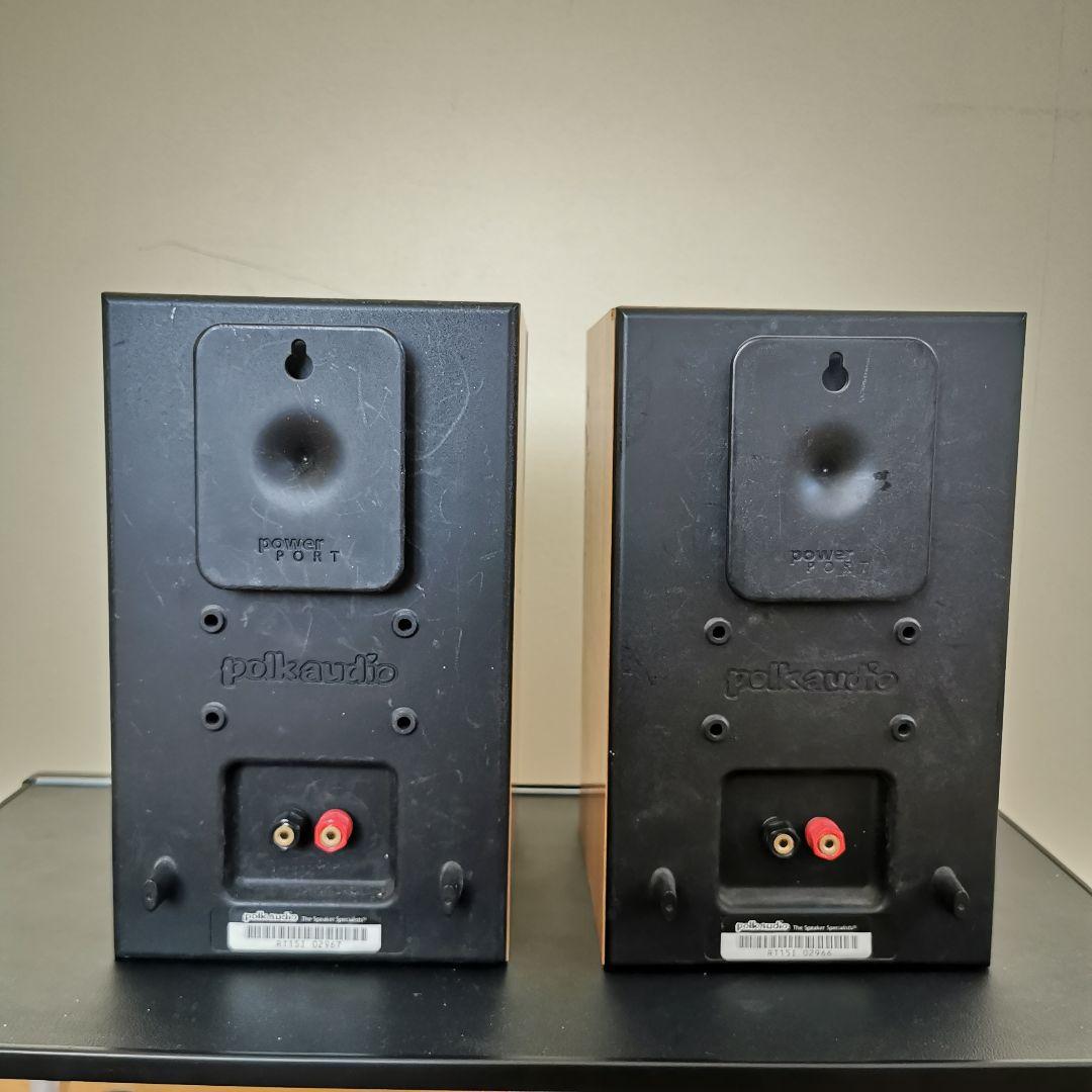Polk Audio RT15i 小型スピーカー 希少なメープルリアルウッド突板