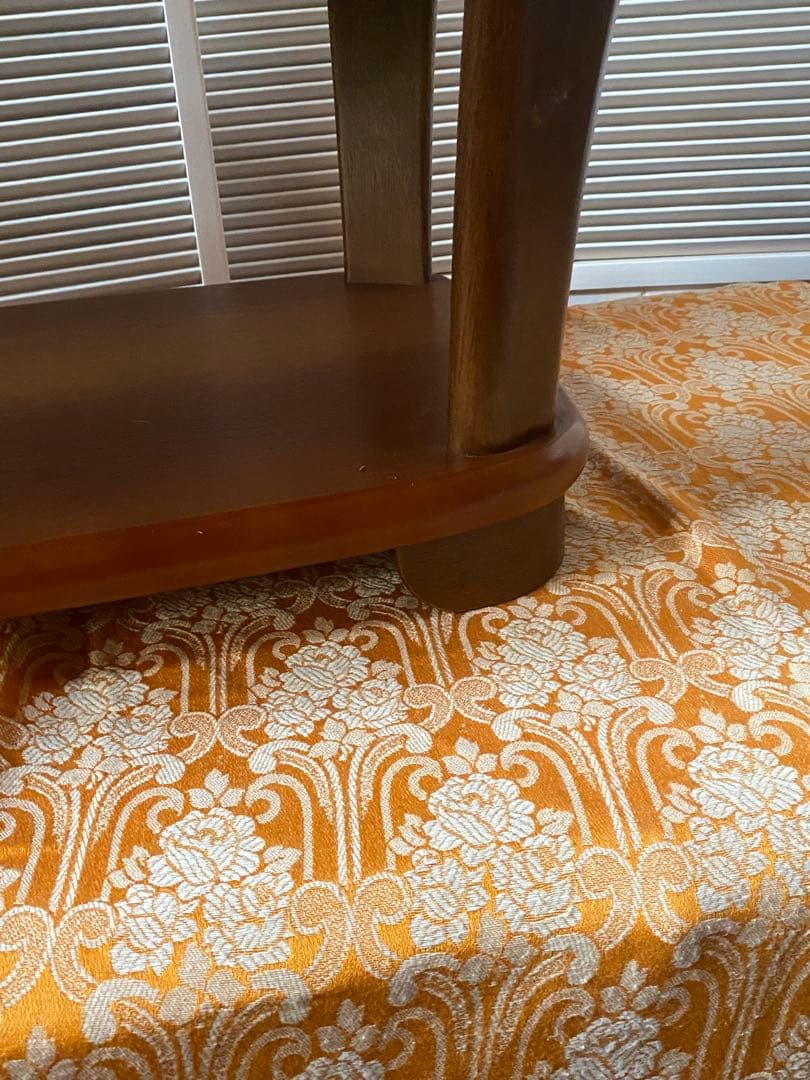 希少♦️カリモク限定ブランド♦️チターノ♦️２段 ガラス飾り テーブル♦️送料込