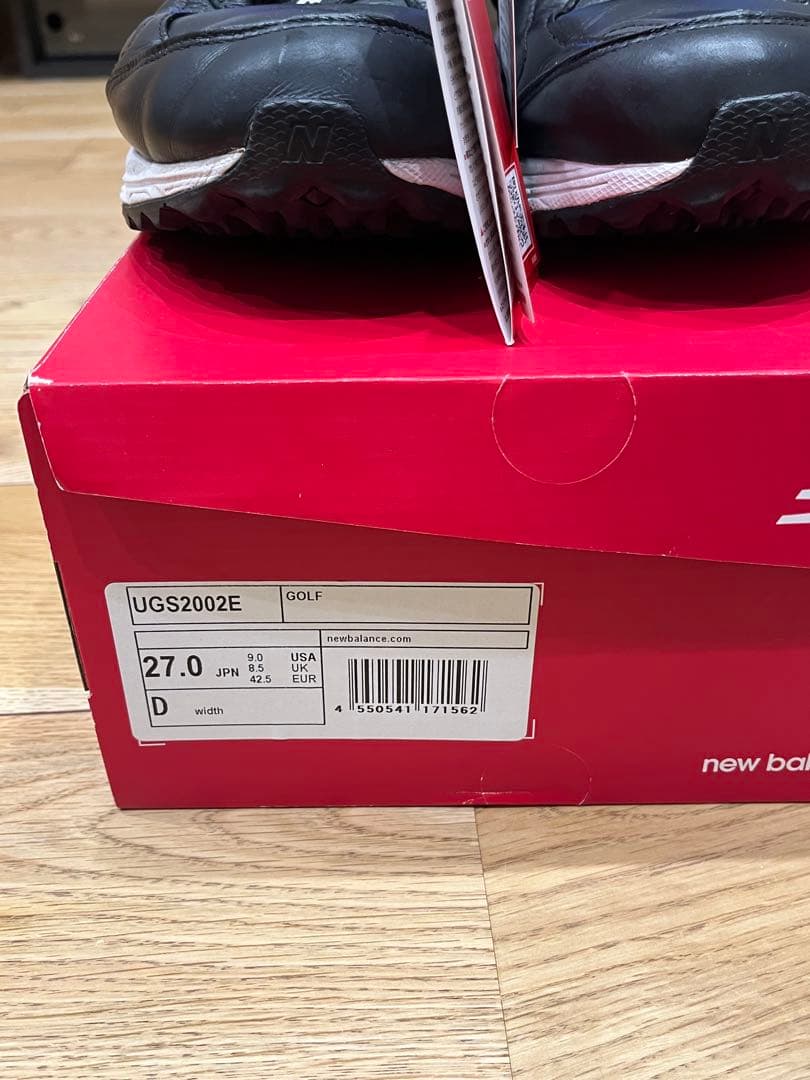 ニューバランスゴルフシューズUGS2002E スパイクレス 27.0中敷未使用